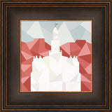 St. George Utah Temple - Geometric  by Madison Wardle