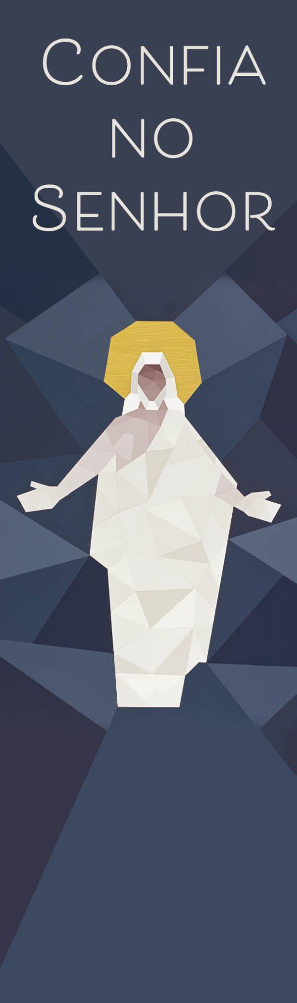 LDS art painting of a cubism-style painting of Christ.