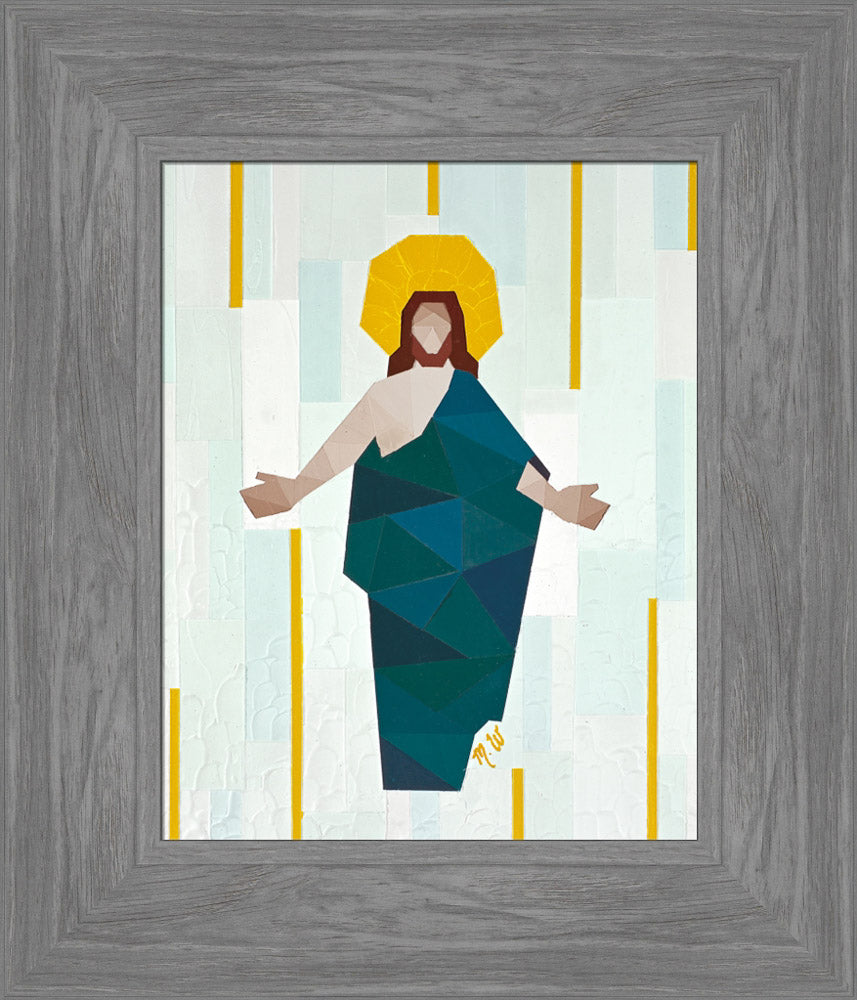 Christ in Blue Robe by Madison Wardle