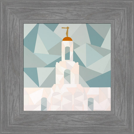 Newport Beach California Temple - Geometric by Madison Wardle