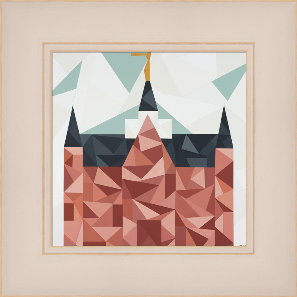 Provo City Center Temple - Geometric by Madison Wardle