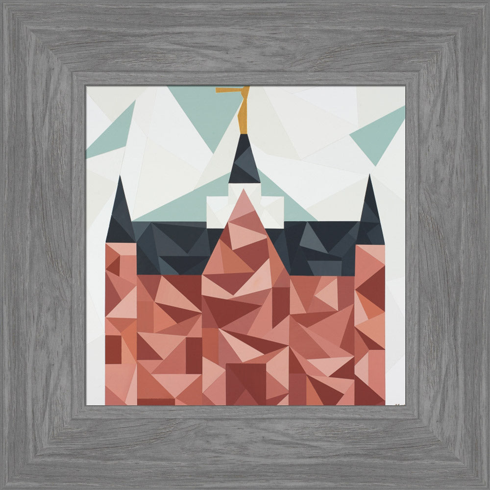 Provo City Center Temple - Geometric by Madison Wardle