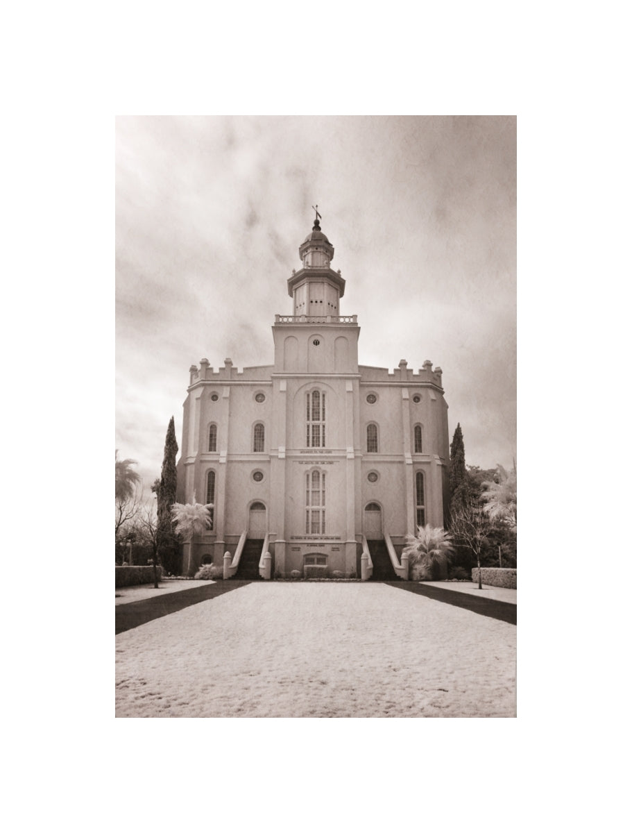St George Temple - Infared