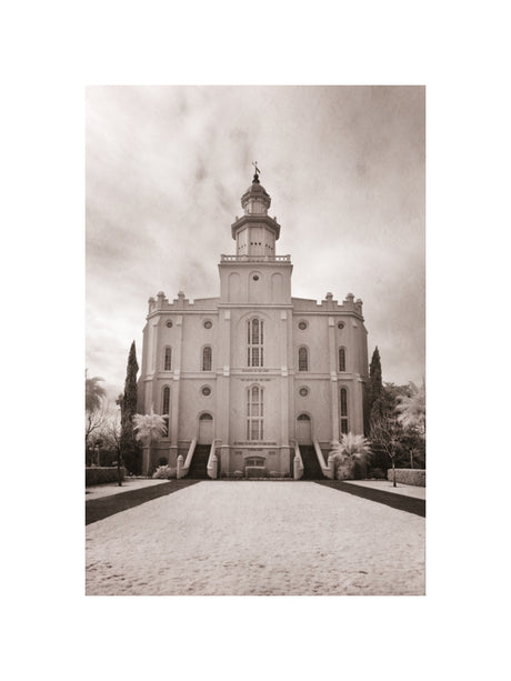St George Temple - Infared