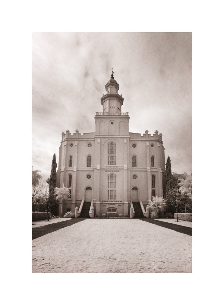 St George Temple - Infared