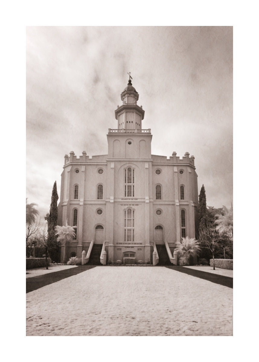 St George Temple - Infared