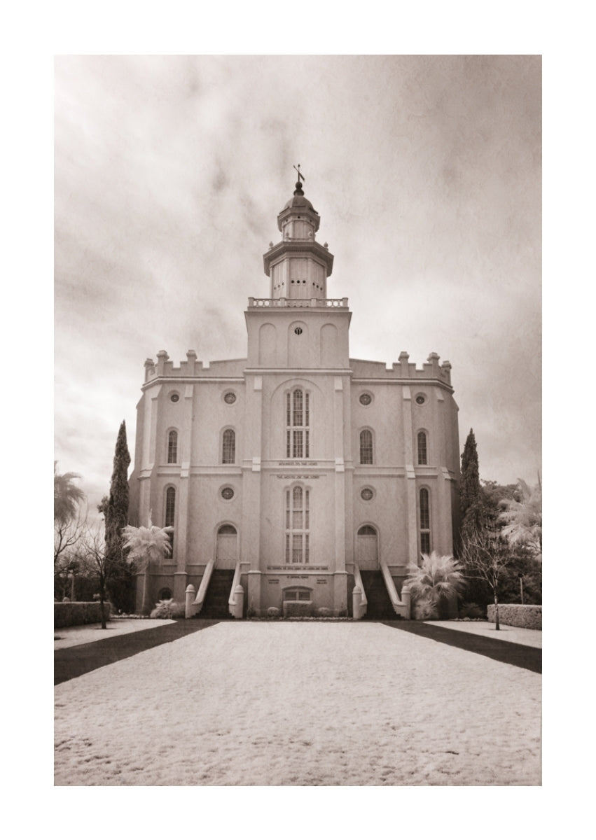 St George Temple - Infared