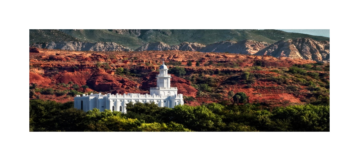 St George Temple - Red Rock