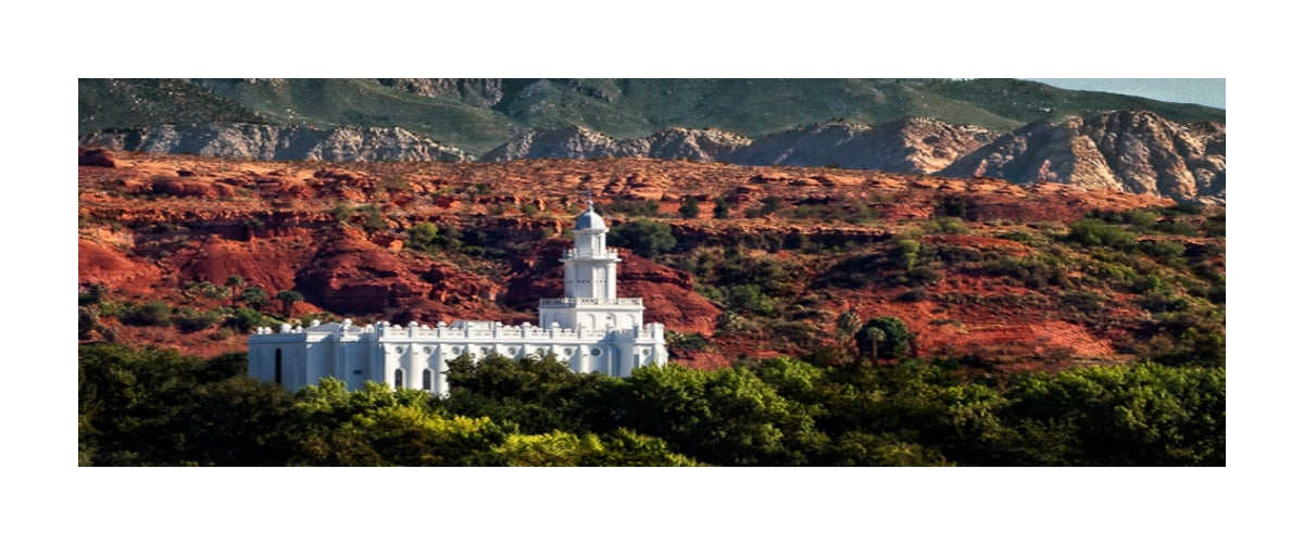 St George Temple - Red Rock