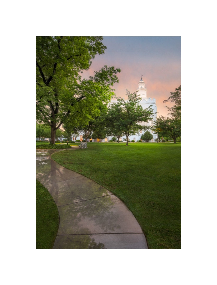 St George Temple - Pathway