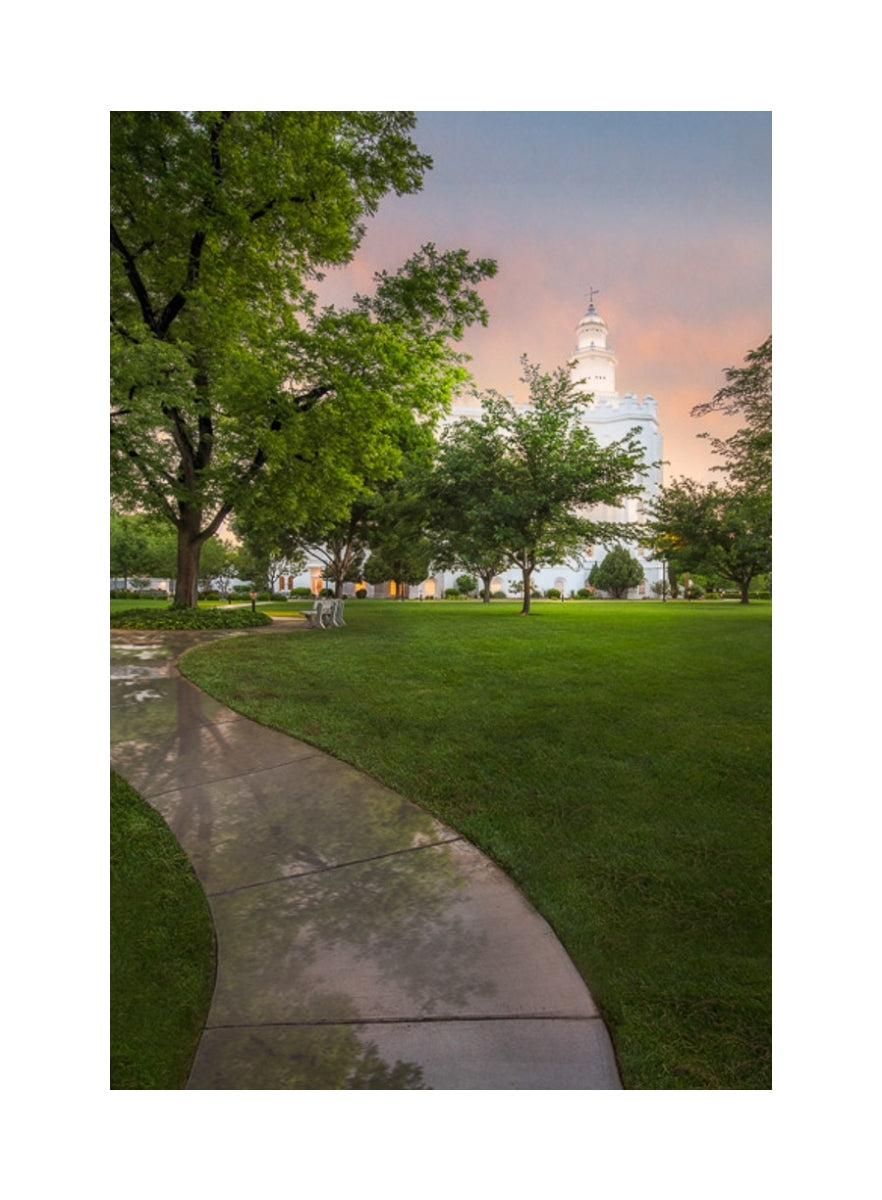 St George Temple - Pathway