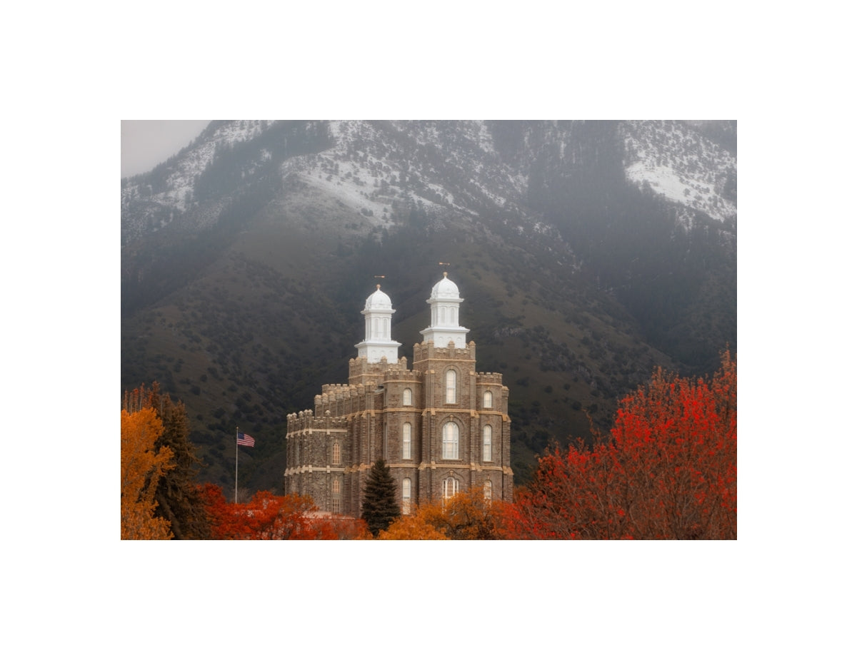 Logan Temple - First Snow