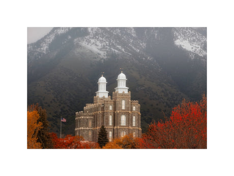 Logan Temple - First Snow