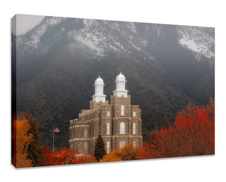 Logan Temple - First Snow