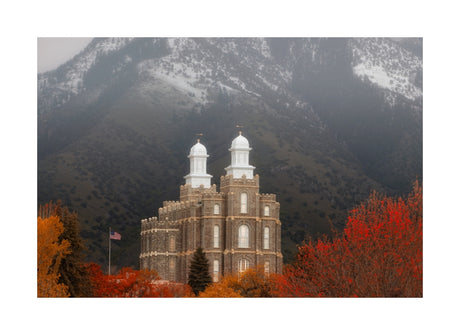 Logan Temple - First Snow