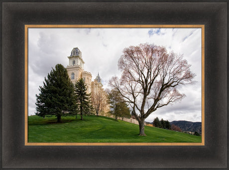 Manti Temple - Spring Hill by Robert A Boyd