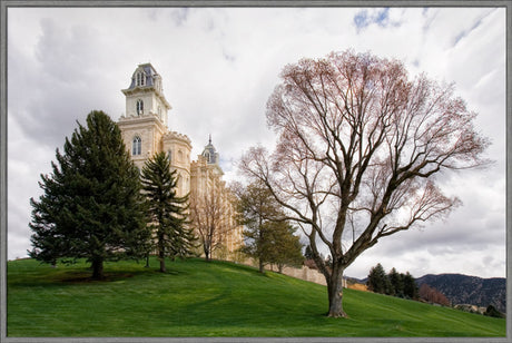 Manti Temple - Spring Hill by Robert A Boyd