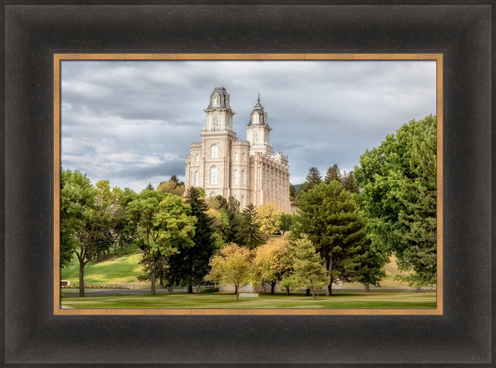 Manti Temple - Chrome Series by Robert A Boyd