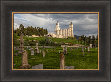 Manti Temple - Cemetery by Robert A Boyd