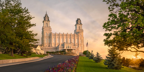 The Manti Temple.