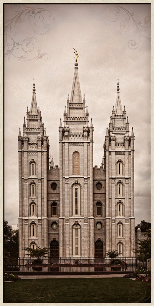 Salt Lake Temple - Towers by Robert A Boyd