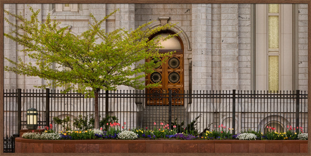 Salt Lake Temple - Sacred Doors by Robert A Boyd
