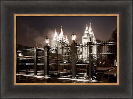 Salt Lake Temple - Straight is the Gate by Robert A Boyd