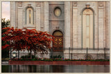 Salt Lake Temple - Fall Tree by Robert A Boyd