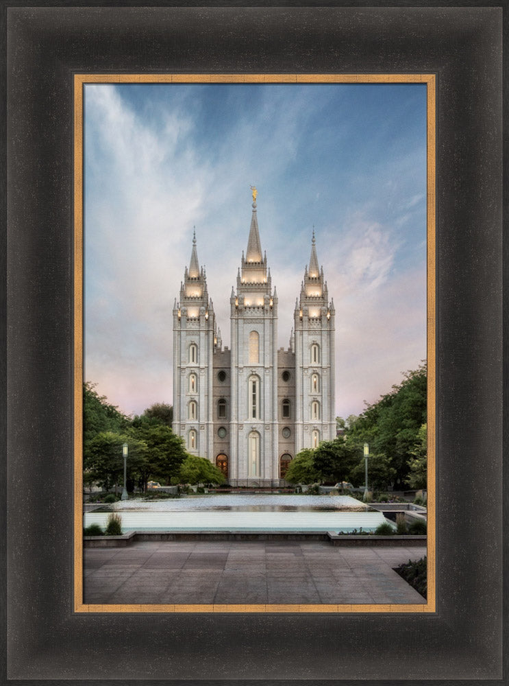 Salt Lake Temple - Chrome Series by Robert A Boyd