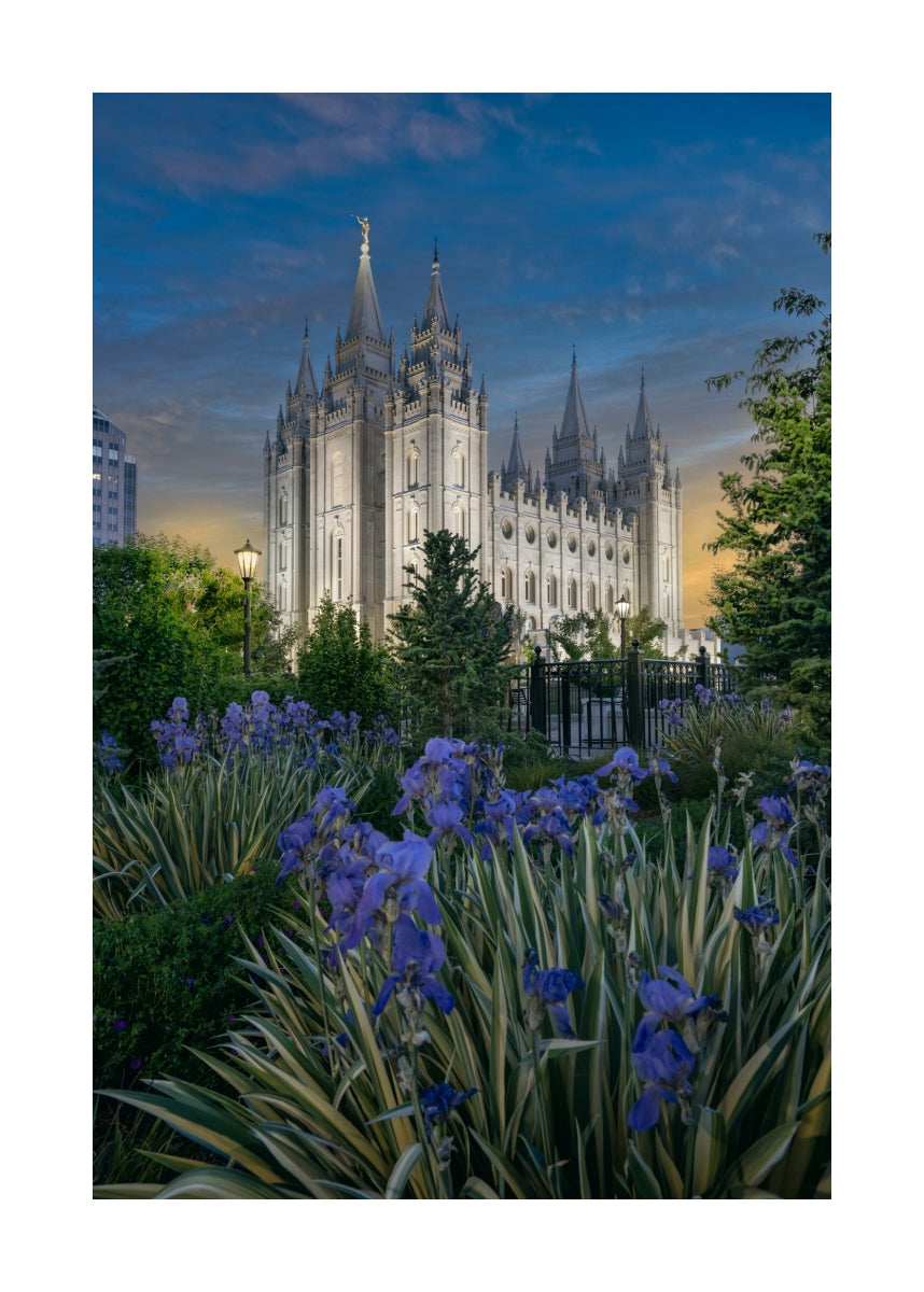 Salt Lake Temple- Garden Oasis