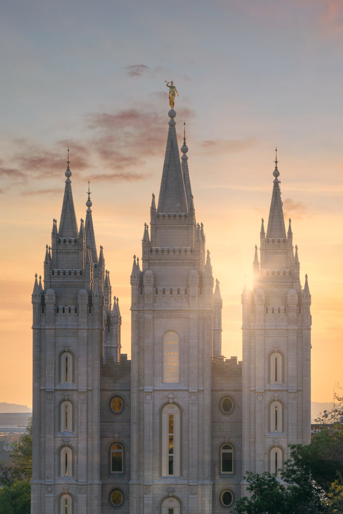 Salt Lake Temple- Radiant Beams