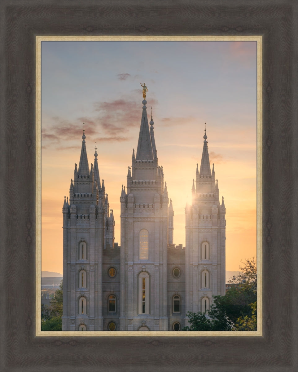 Salt Lake Temple- Radiant Beams