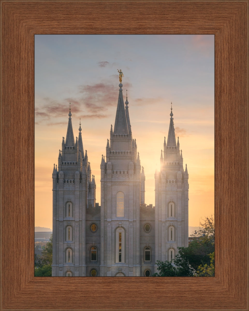 Salt Lake Temple- Radiant Beams