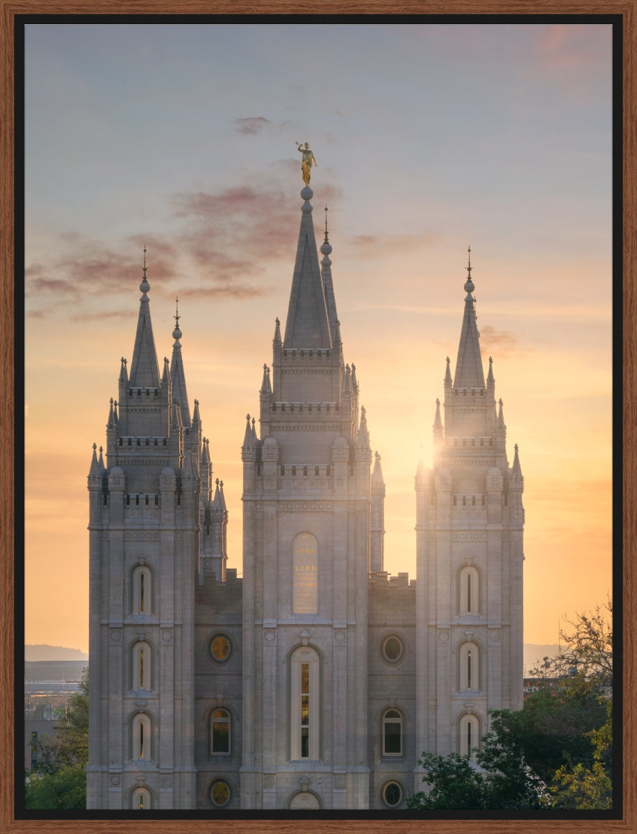 Salt Lake Temple- Radiant Beams