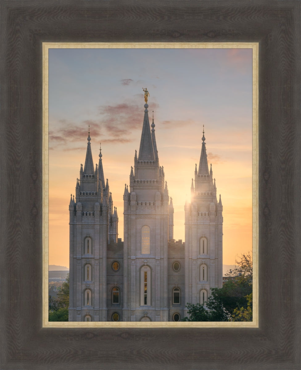 Salt Lake Temple- Radiant Beams
