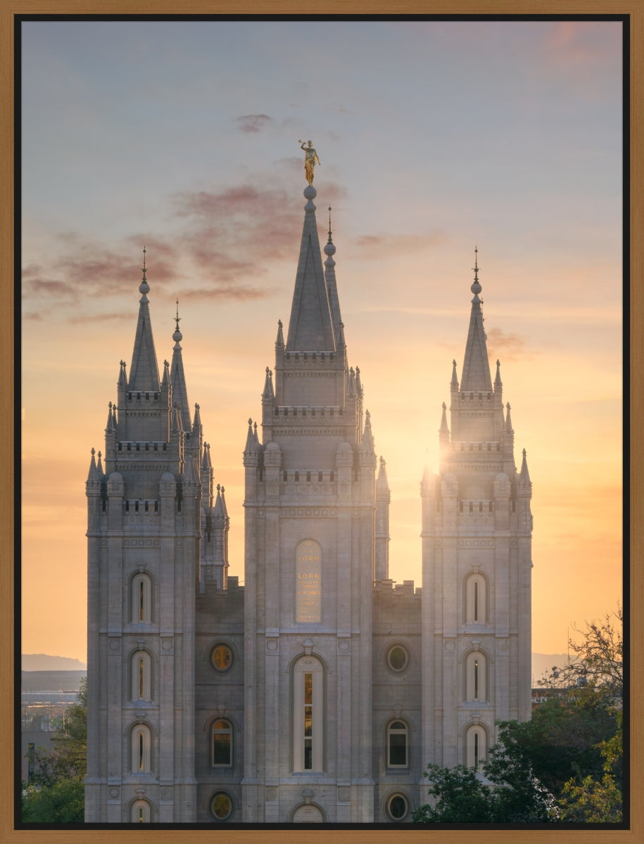 Salt Lake Temple- Radiant Beams