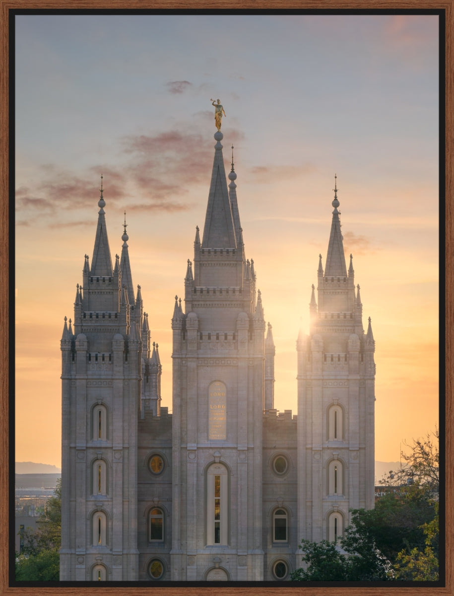 Salt Lake Temple- Radiant Beams