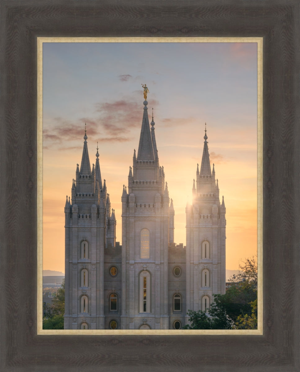 Salt Lake Temple- Radiant Beams