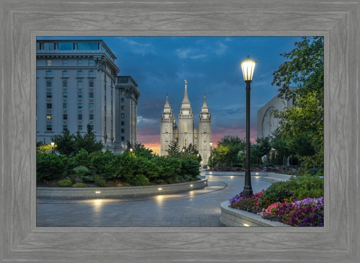 Salt Lake Temple - Sunset Stroll
