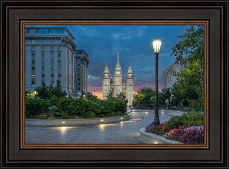 Salt Lake Temple - Sunset Stroll