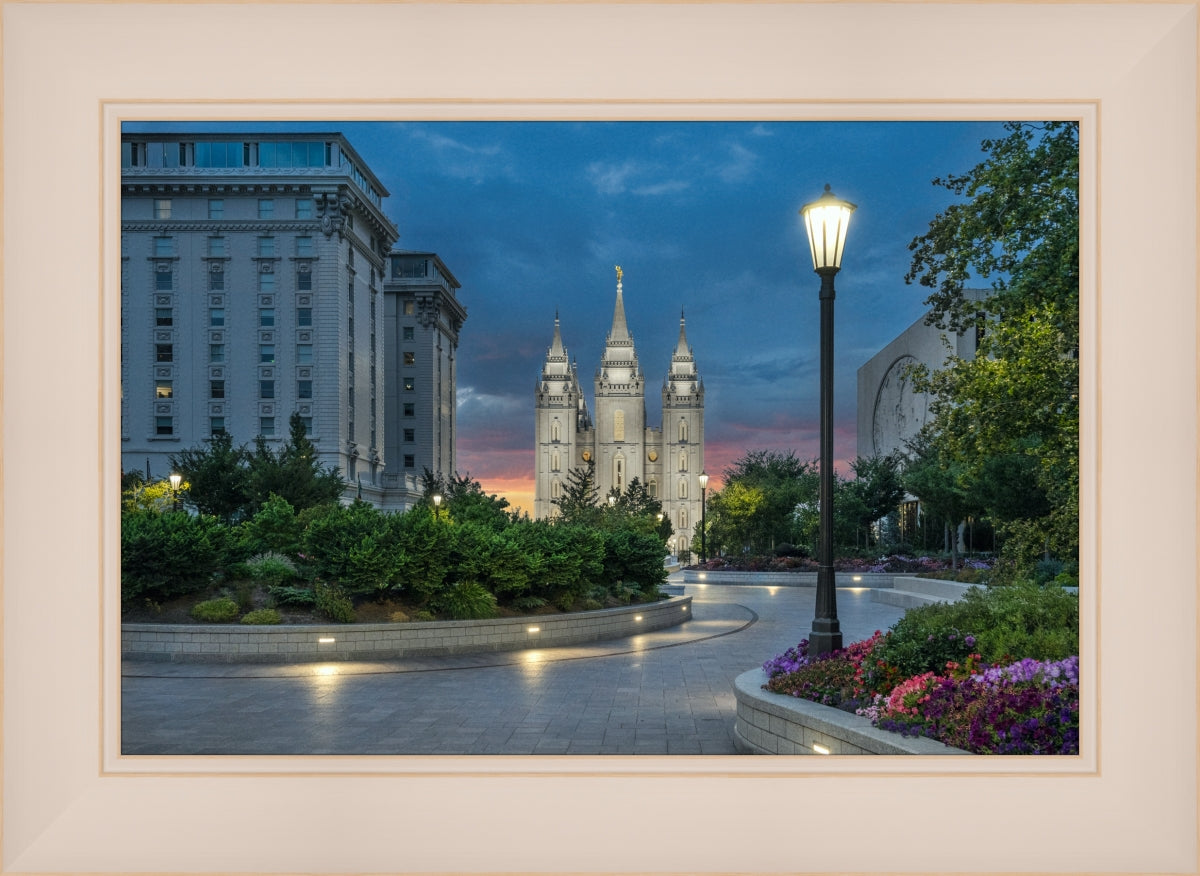 Salt Lake Temple - Sunset Stroll