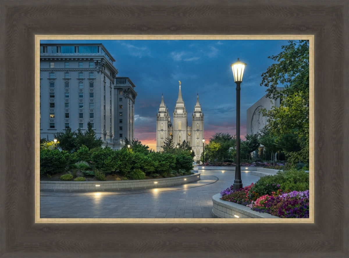 Salt Lake Temple - Sunset Stroll