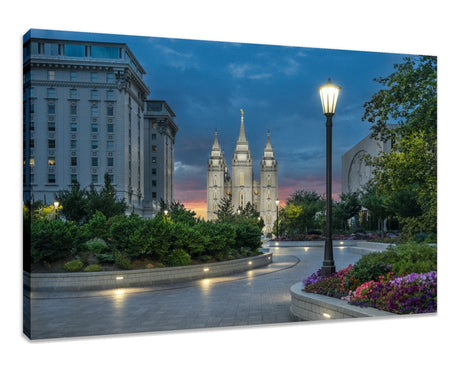 Salt Lake Temple - Sunset Stroll