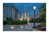 Salt Lake Temple - Sunset Stroll