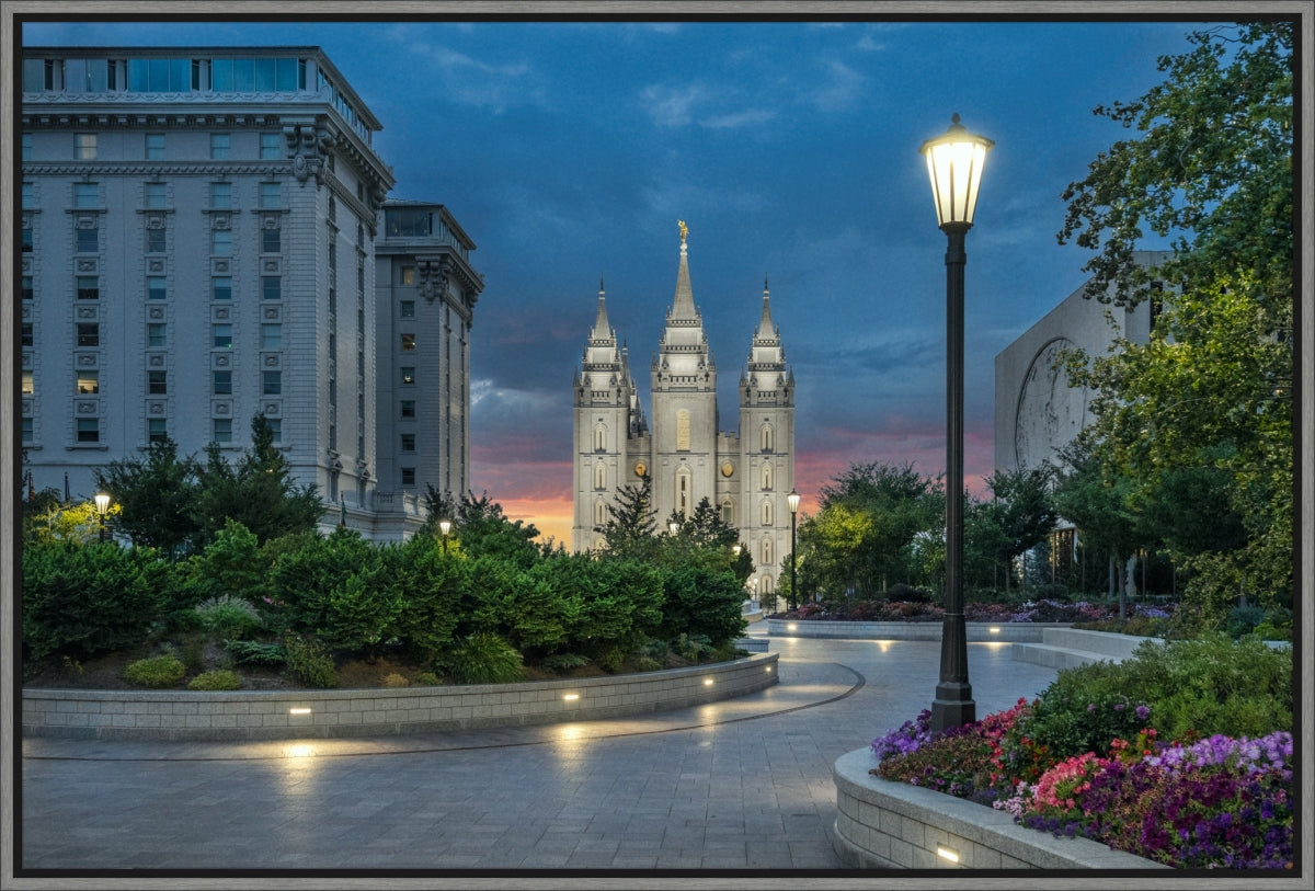 Salt Lake Temple - Sunset Stroll