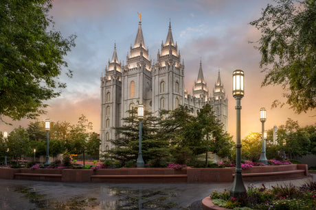 The Salt Lake Temple.