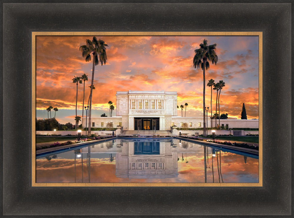 Mesa Temple - Sunrise by Robert A Boyd