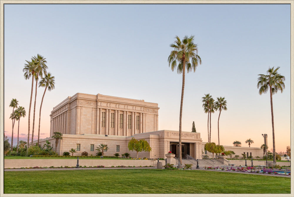 Mesa Temple - Evening by Robert A Boyd