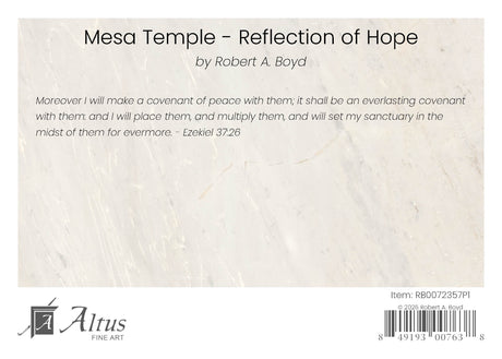 Mesa Temple - Reflection of Hope