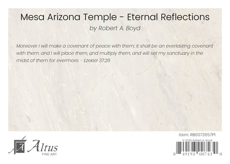 Mesa Temple - Eternal Reflections by Robert A Boyd